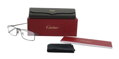 cartier eye glasses frames|cartier 54mm rectangle eyeglasses.